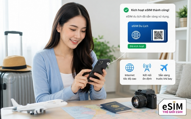 Quét QR sớm không luôn mất ngày, cần hiểu cơ chế kích hoạt từng gói eSIM riêng